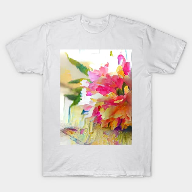 Peony T-Shirt by Mistywisp